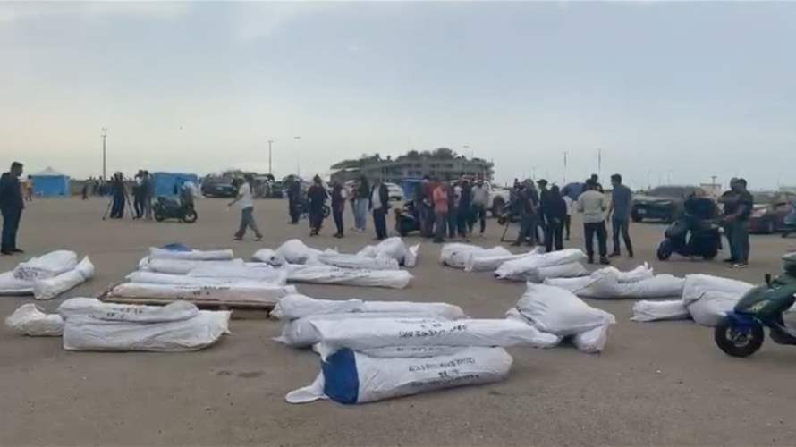 Lebanese authorities begin relocating displaced people from Beirut waterfront