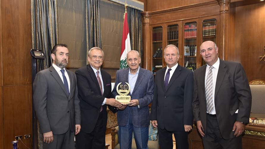 حبيب سلم الرئيس بري اليوبيل الذهبي لمصرف الإسكان وأعلن عن مشروع إسكاني إنمائي جديد يواكب حاجات المرحلة