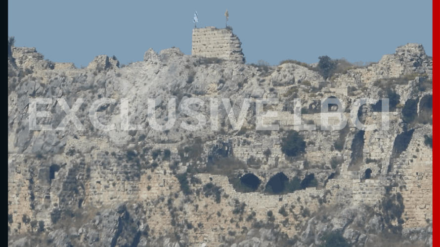 الجيش الإسرائيليّ رفع علم بلاده فوق قلعة الشقيف 