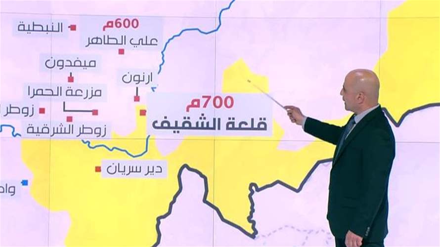 بعد ٢٦ عاماً اسرائيل تحتل قلعة الشقيف مجدداً واليكم خارطة التصعيد