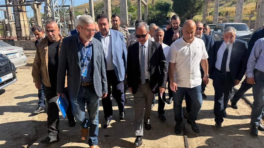 الصدي بدأ جولته الشمالية بتفقد معملي توليد الطاقة في نهر البارد