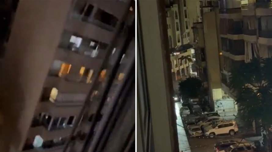 Major incident in Aicha Bakkar, Beirut, accompanied by gunfire: Videos 
