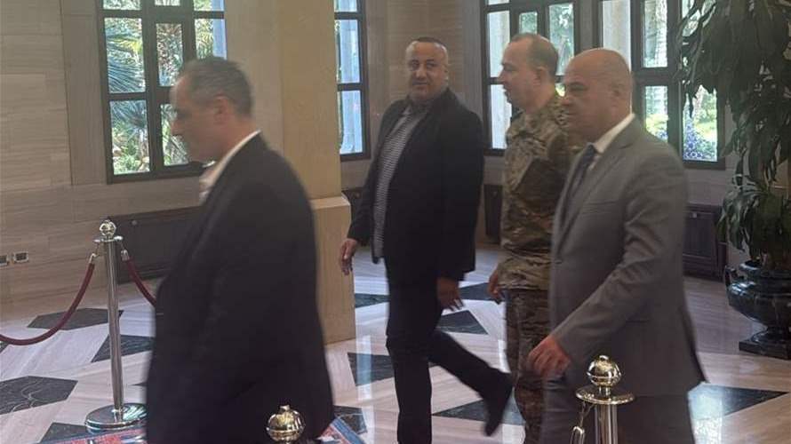 قائد الجيش العماد رودولف هيكل في عين التينة للقاء الرئيس نبيه بري
