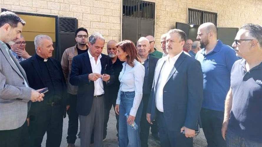وزير الطاقة تفقّد محطات الصرف الصحي في الجية وجدرا