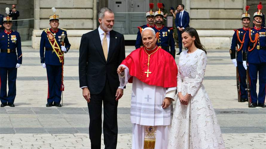 Pope Leo XIV lands in Spain for week-long state visit