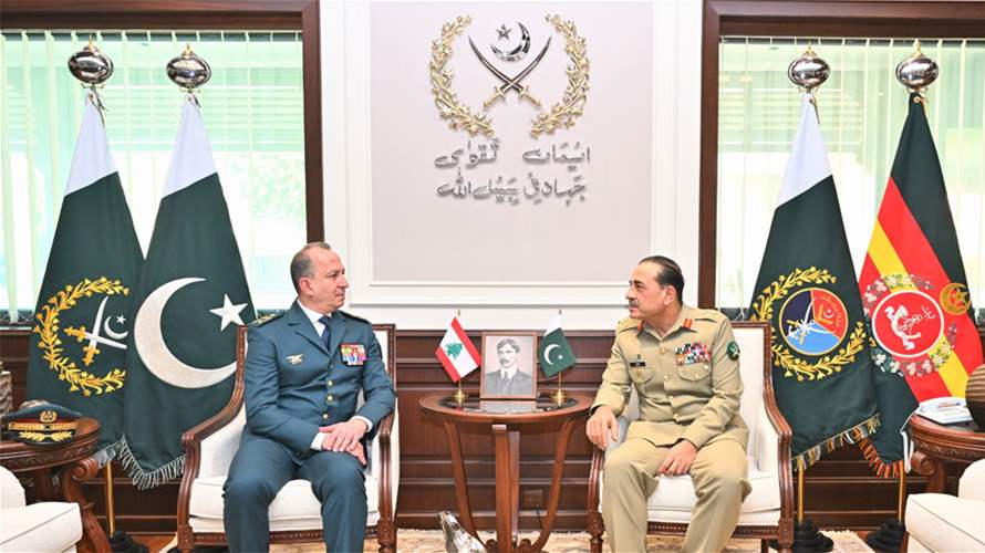 Lebanese Army commander concludes visit to Pakistan, discusses security and defense cooperation