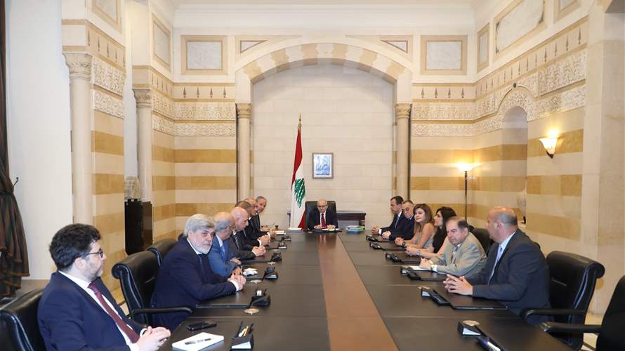 مرتينوس من السراي: نقابات المهن الحرة تقف إلى جانب الدولة ومؤسساتها