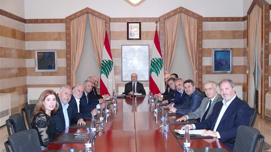 الحجار بحث مع وفد من نواب بيروت في شؤون العاصمة الإدارية والمالية