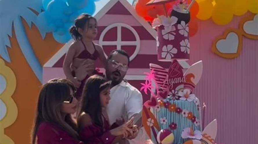 على شاطئ البحر وبأجواء عائلية وفنية... رامي عياش يحتفل بعيد ميلاد ابنته أيانا (فيديو)