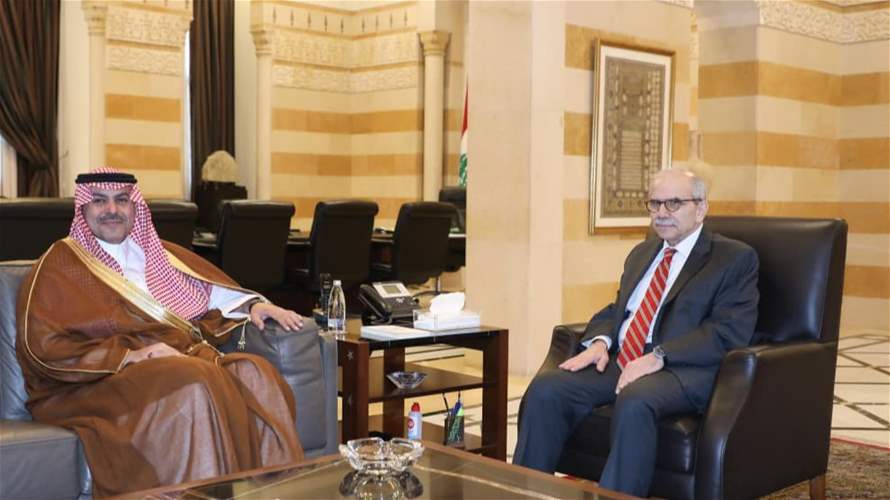  سلام التقى سفير السعودية في زيارة بروتوكولية