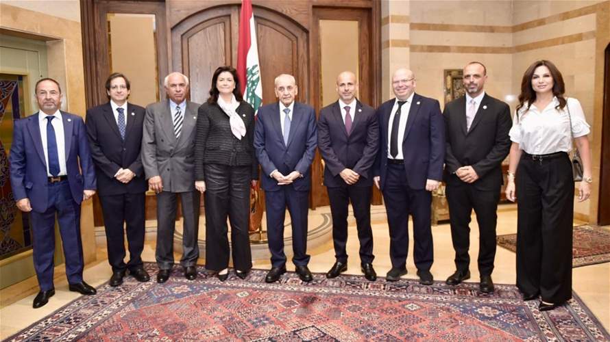بري استقبل وفد المقاصد ووفداً من الحزب السوري القومي: تأكيد على النهوض بالمؤسسات والوحدة الوطنية
