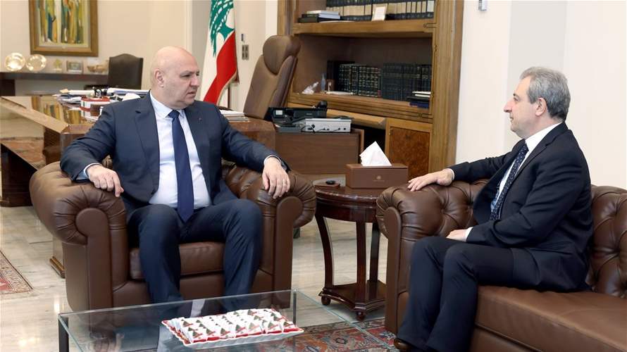 الرئيس عون عرض مع أبو فاعور مسار المفاوضات