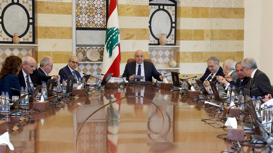 الرئيس عون في مستهل جلسة مجلس الوزراء: وحدة الصف اللبناني أساس مواجهة التحديات
