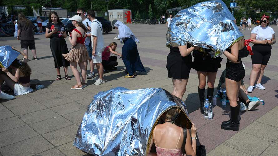 At least 130 mn people in Europe face temperatures above 35C Monday