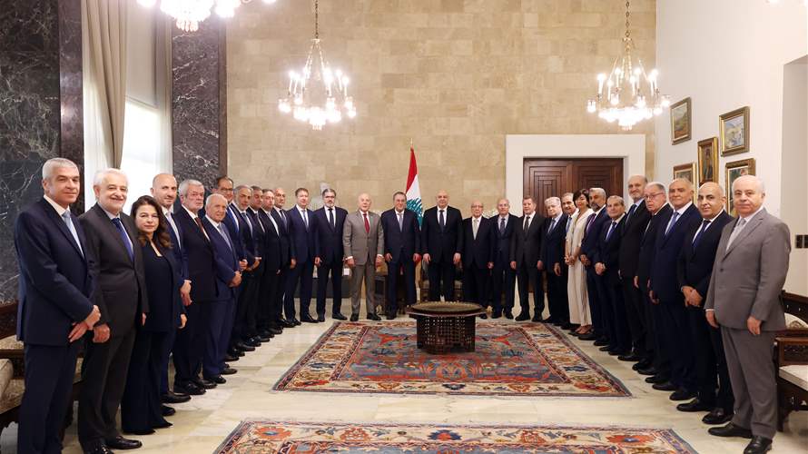 الرئيس عون نوّه بموقف الرئيس بري لدرء الفتنة: صيغة الاطار التي انبثقت عن مفاوضات واشنطن تحقق منطق الدولة وتحفظ حقوق لبنان