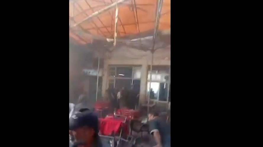 انفجار داخل مقهى قرب القصر العدلي في دمشق 