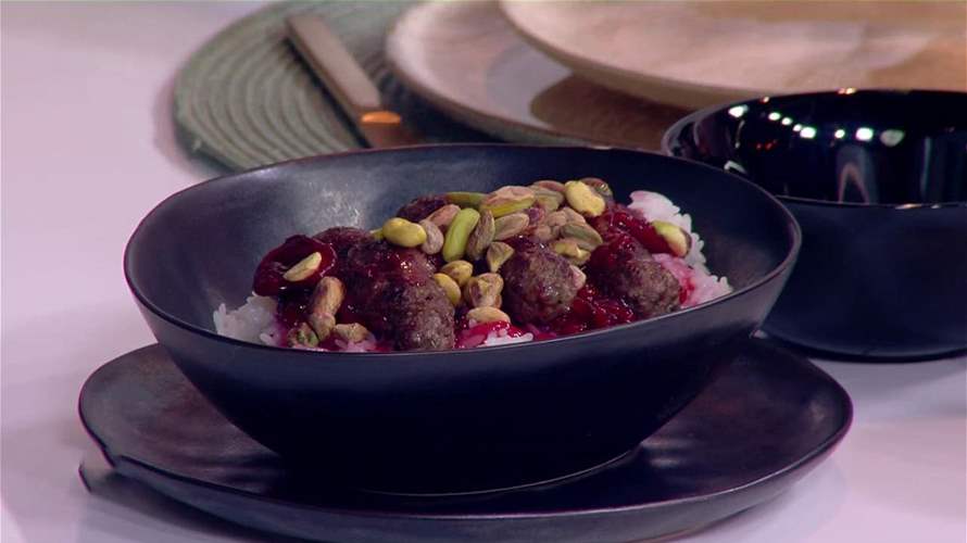 كباب بالكرز وسلطة الدراق المشوي والبوراتا... وصفة مميزة من الشيف فادي زغيب (فيديو)