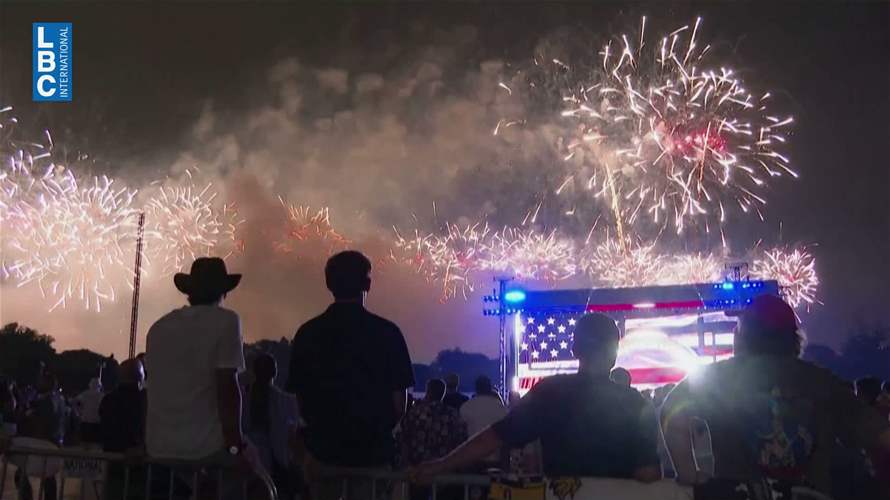  الاميركيون احتفلوا بـ٢٥٠ على الاستقلال رغم الحر والعواصف الرعدية