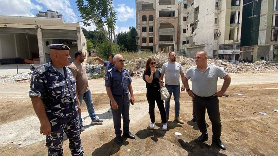 النائبة العامة الاستئنافية في النبطية جالت في مرافق عامة وتفقدت الأضرار