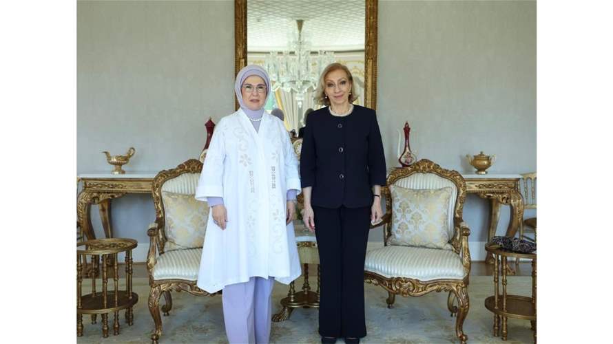 السفيرة بعاصيري التقت أمينة إردوغان وتأكيد عمق العلاقات اللبنانية - التركية وبحث في التعاون الاجتماعي والتربوي والبيئي