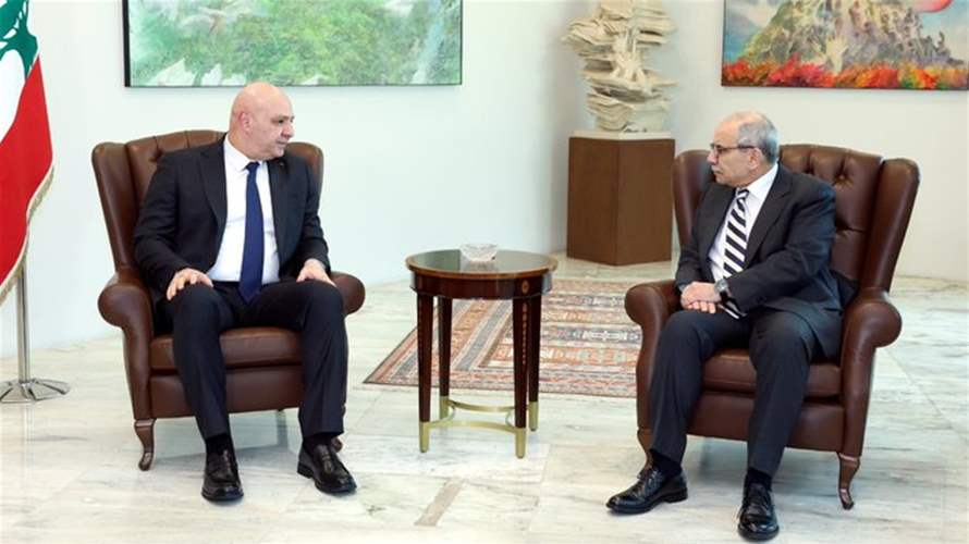 عون بحث مع سلام الجولة الجديدة من المفاوضات في روما وزيارته الى الولايات المتحدة 