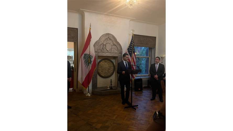 مرقص: لبنان بقيادة الرئيس عون يواصل جهوده لتحقيق الانسحاب الاسرائيلي الكامل بالتوازي مع عمل الحكومة على إعادة الإعمار