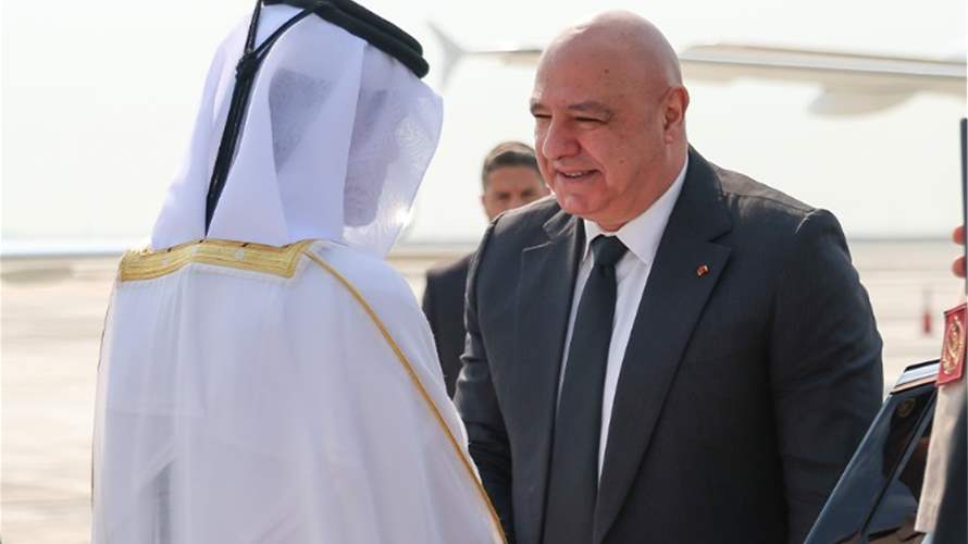 Lebanon's President Aoun arrives in Qatar to offer condolences over death of former Emir