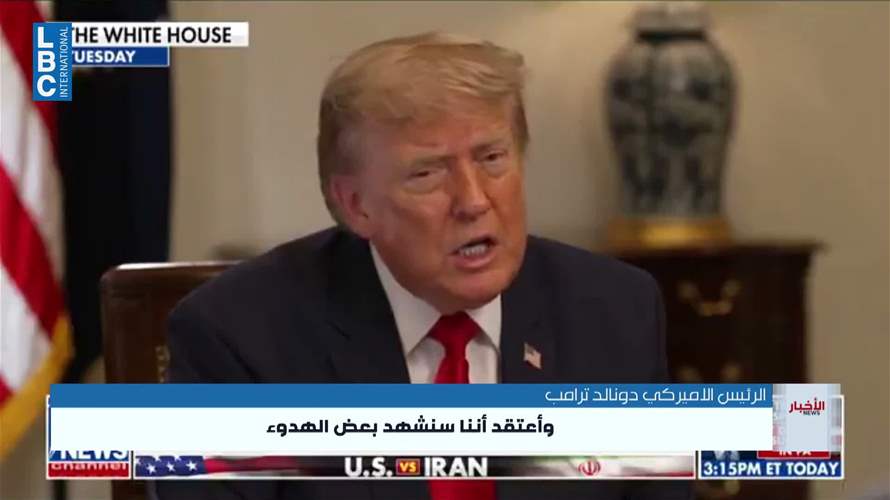  ترامب: الرئيس السوريّ قد يكون أكثر دقة من إسرائيل في التعامل مع الحزب