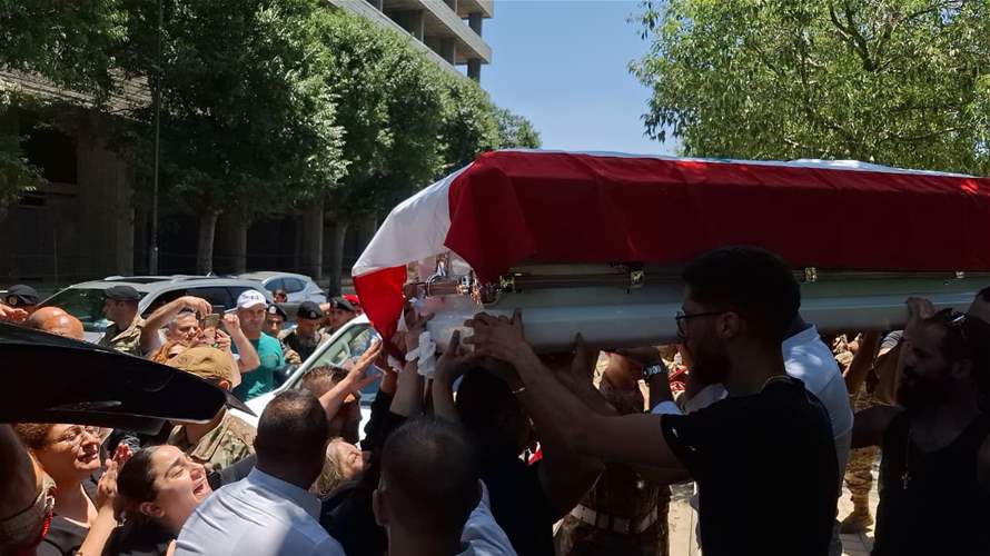 زحلة استقبلت جثمان الشهيد باتريك أنترانيك بيكاريان