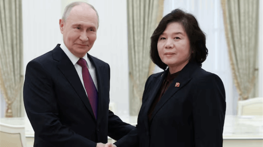 Russia's Putin meets North Korea's top diplomat in Kremlin