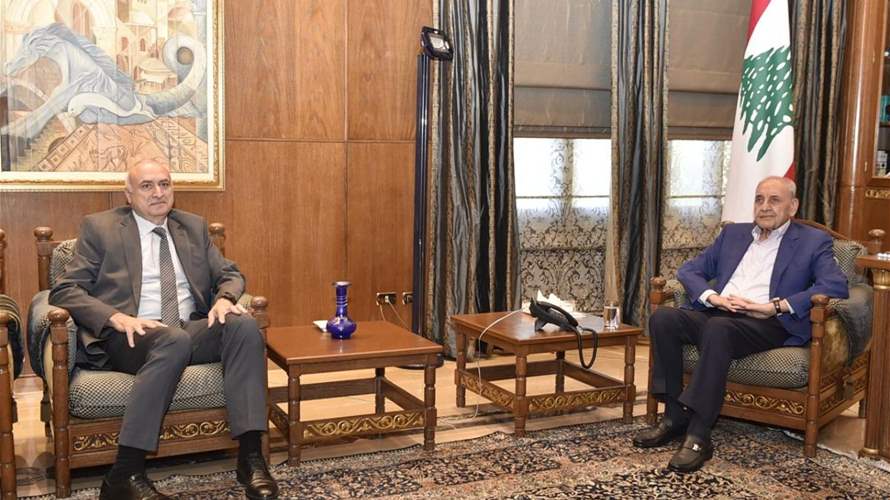 الرئيس بري استقبل سفير الجزائر والمدير العام لـ"اوجيرو"