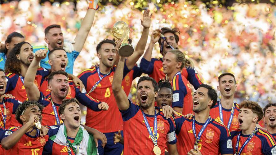Plane carrying Spain's World Cup winning team lands in Madrid: AFP 