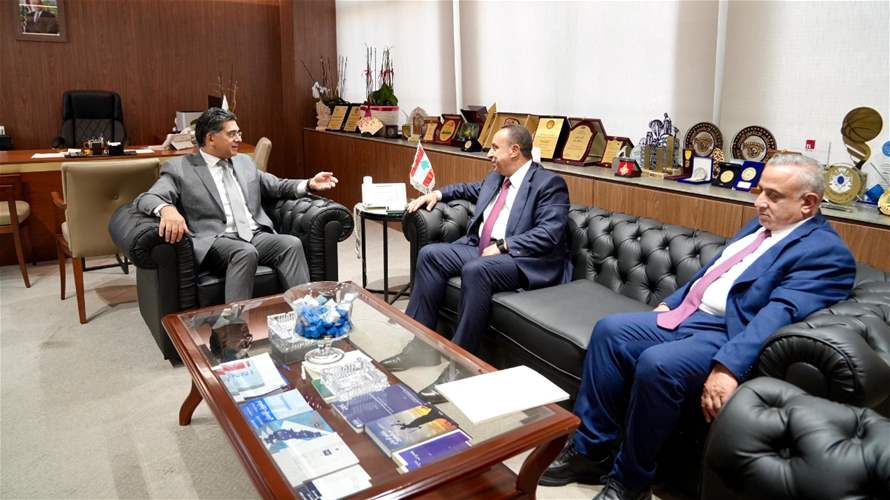 مرقص استقبل السفير الفرنسي واتحاد المصارف العربية دعاه الى "المؤتمر الإقليمي لمكافحة غسل الأموال وتمويل الإرهاب" 
