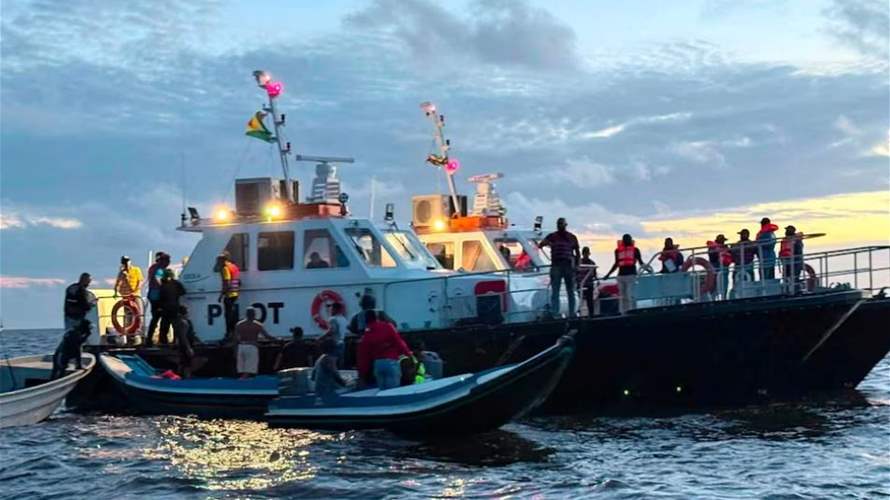انتشال 27 جثة بعد غرق عبارة قبالة سواحل غويانا