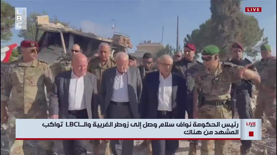 رئيس الحكومة في جولة تفقدية لزوطر الغربية