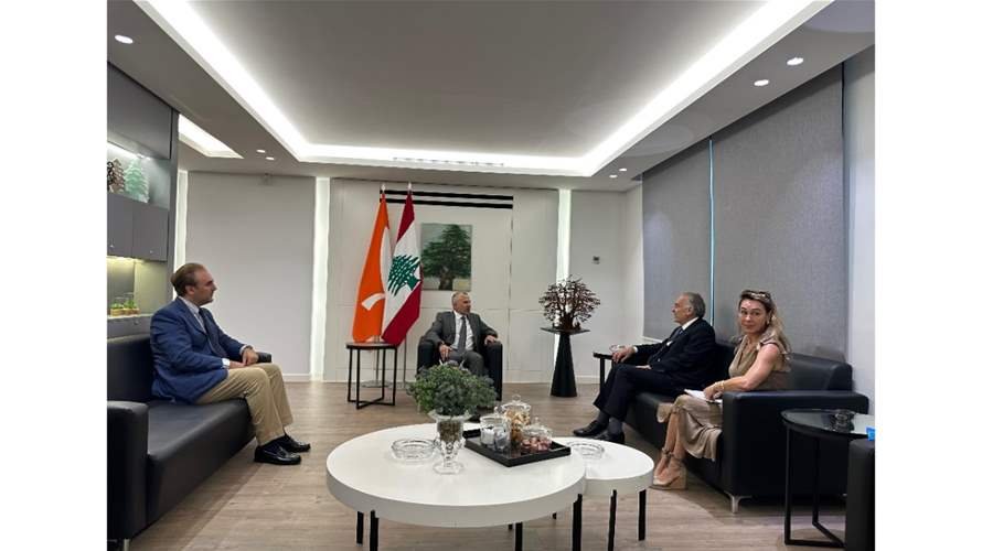 باسيل بحث مع سفير الأمم المتحدة في التطورات
