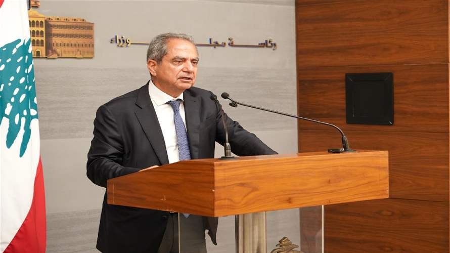 الصدي يتحدث عن واقع التغذية بالتيار الكهربائي... وهذا ما قاله عقب جلسة مجلس الوزراء 