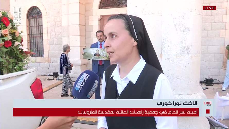 تجمّع في باحة الديمان لمرافقة ذخائر الطوباوي الحويّك الى عبرين