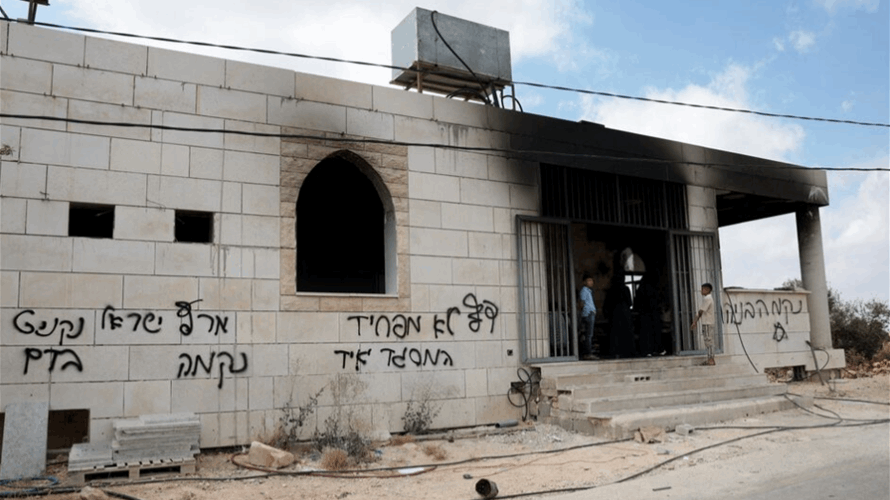 Israeli settlers set fire to West Bank mosques after deadly clash