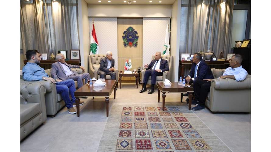 اللواء شقير بحث مع اتحاد بلديات العرقوب في تداعيات العدوان الإسرائيلي على المنطقة الحدودية