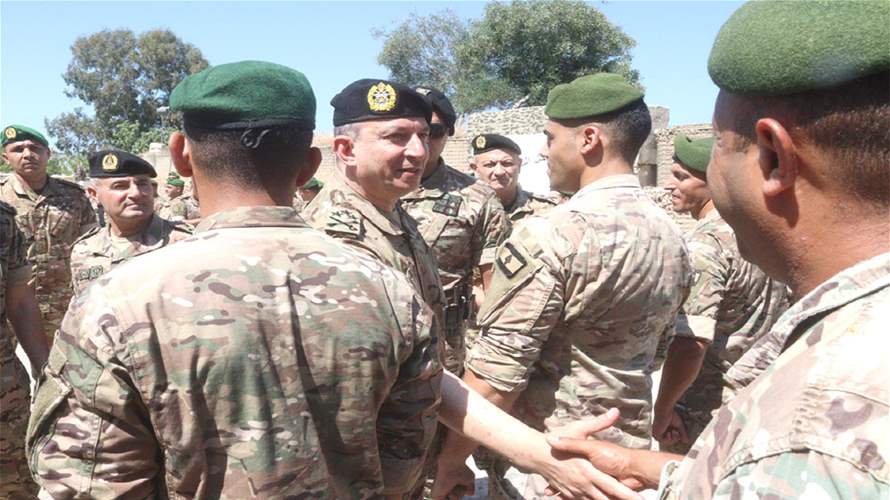 قائد الجيش يتفقّد وحدات منتشرة في الجنوب: ما نقوم به ليس مجرد مهمة بل هو مسألة وجود الدولة