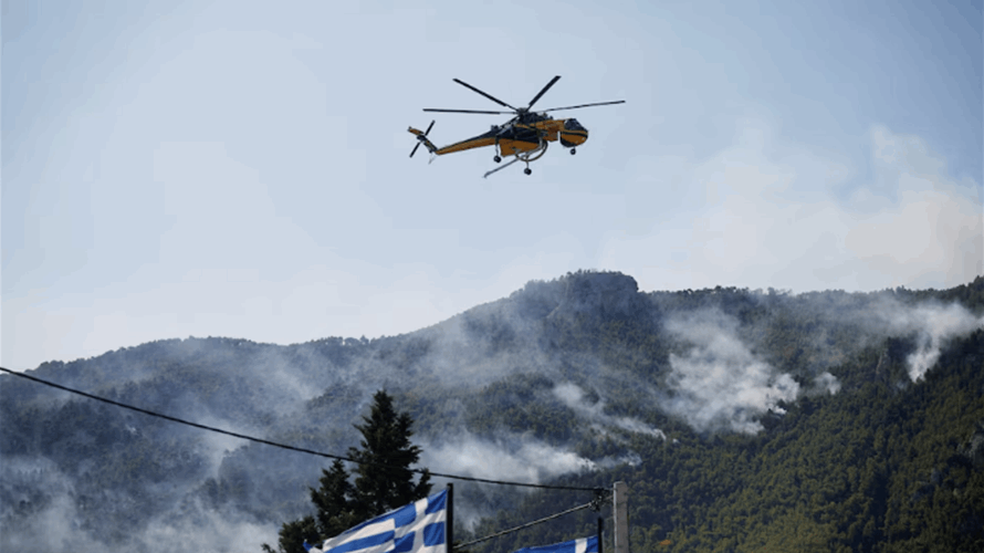 Greek crews fight wildfire northwest of Athens for fourth day