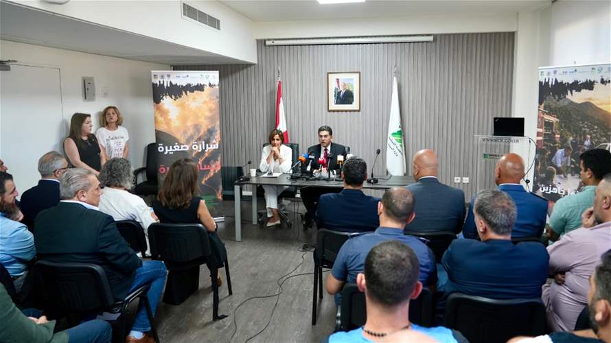 الوزيران الزين ومرقص يطلقان حملة الوقاية من الحرائق: إعلام للوقاية من الحرائق وليس لمواكبة عمليات الإطفاء فحسب