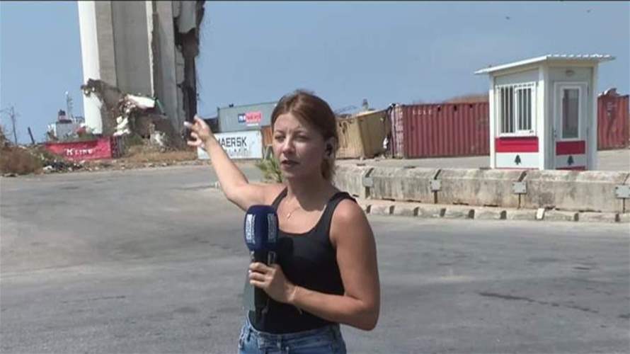 من مرفأ بيروت نظّم الأهالي وقفة تكريمية داخل حرم المرفأ