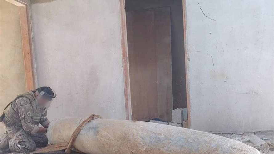 الجيش اللبنانيّ: تفكيك صواريخ وقنابل طيران غير منفجرة من مخلفات العدوان الإسرائيلي