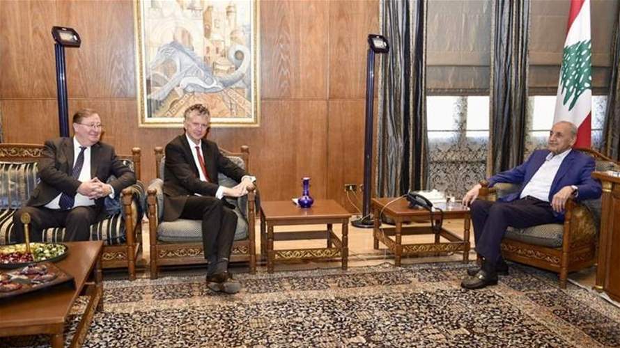بري استقبل مستشار الأمن القومي البريطاني... وهذا ما جرى عرضه