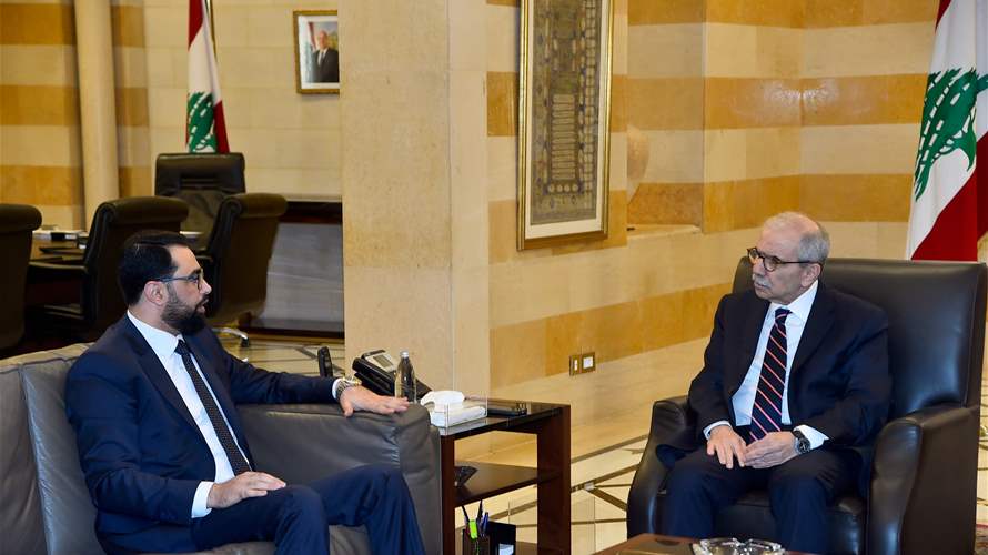 سلام بحث مع الهزاع في الخطوات العملية لتعزيز التعاون الاقتصادي والتبادل التجاري بين لبنان وسوريا
