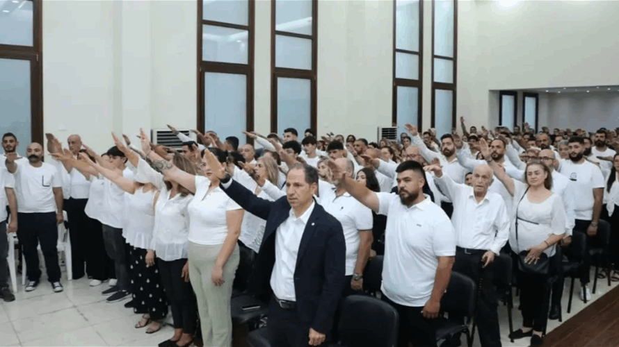 الجميّل للمنتسبين الجدد: من لا يقتنع بمسار الدولة فليغادر الحكومة كما فعلت الكتائب العام 2015