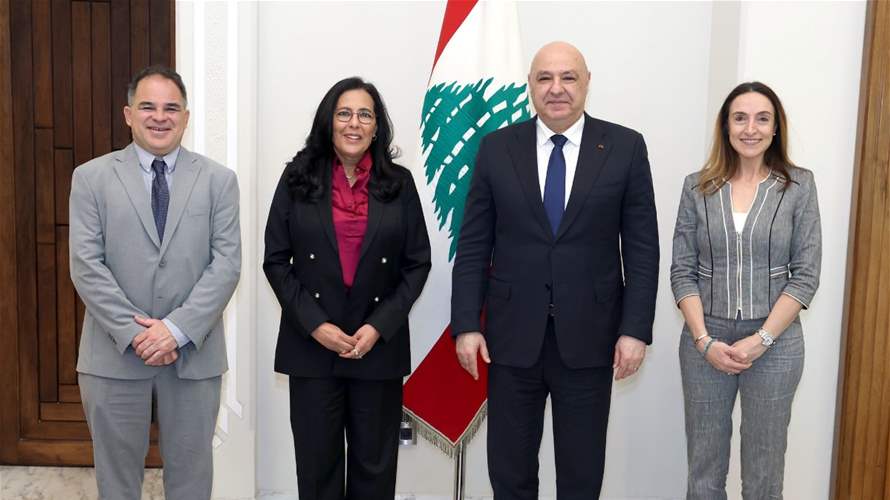 عون بحث مع المديرة الإقليمية للبنك الدولي في دعم لبنان ومساعدة العائدين إلى المناطق المتضررة