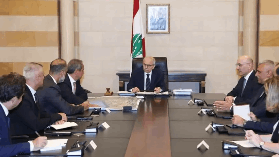 رئيس الحكومة ترأس اجتماعا تابع التحضيرات المتعلقة بعبور النفط الخام والمشتقات النفطية العراقية عبر لبنان